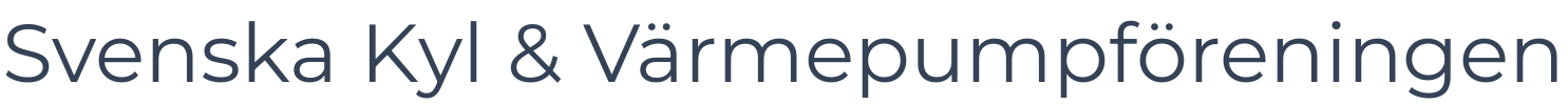 Svenska Kyl & Värmepumpföreningen