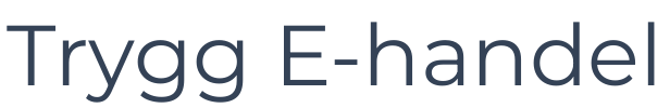 Trygg E-handel